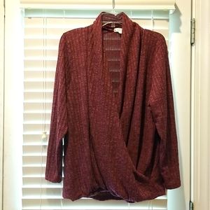 Soleillee open cross front sweater. New without tags.